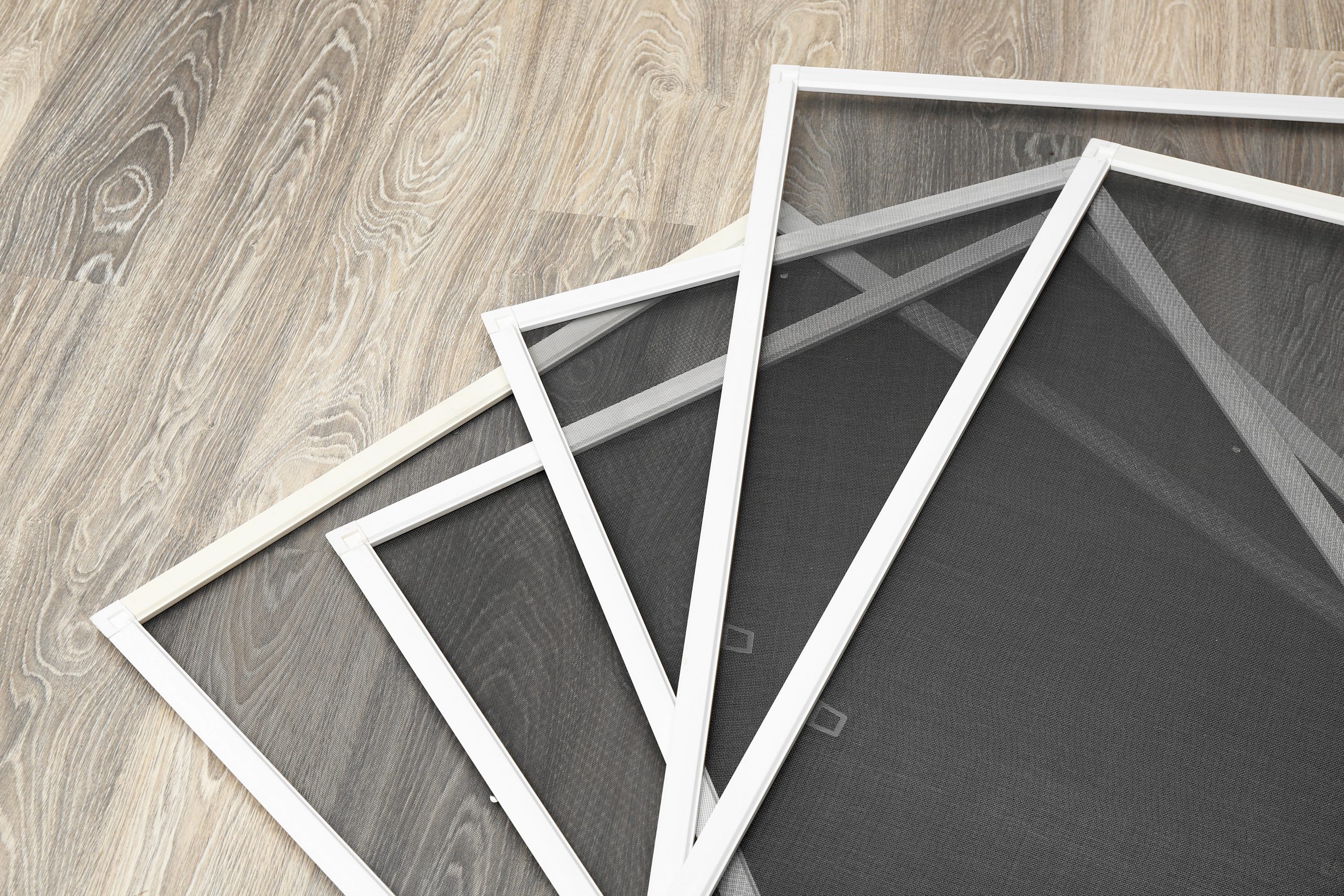 window screens made with fiberglass mesh