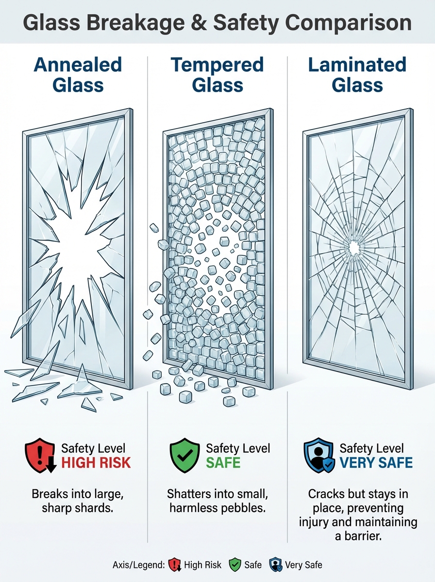 Glass Breakage & Safety Comparison
