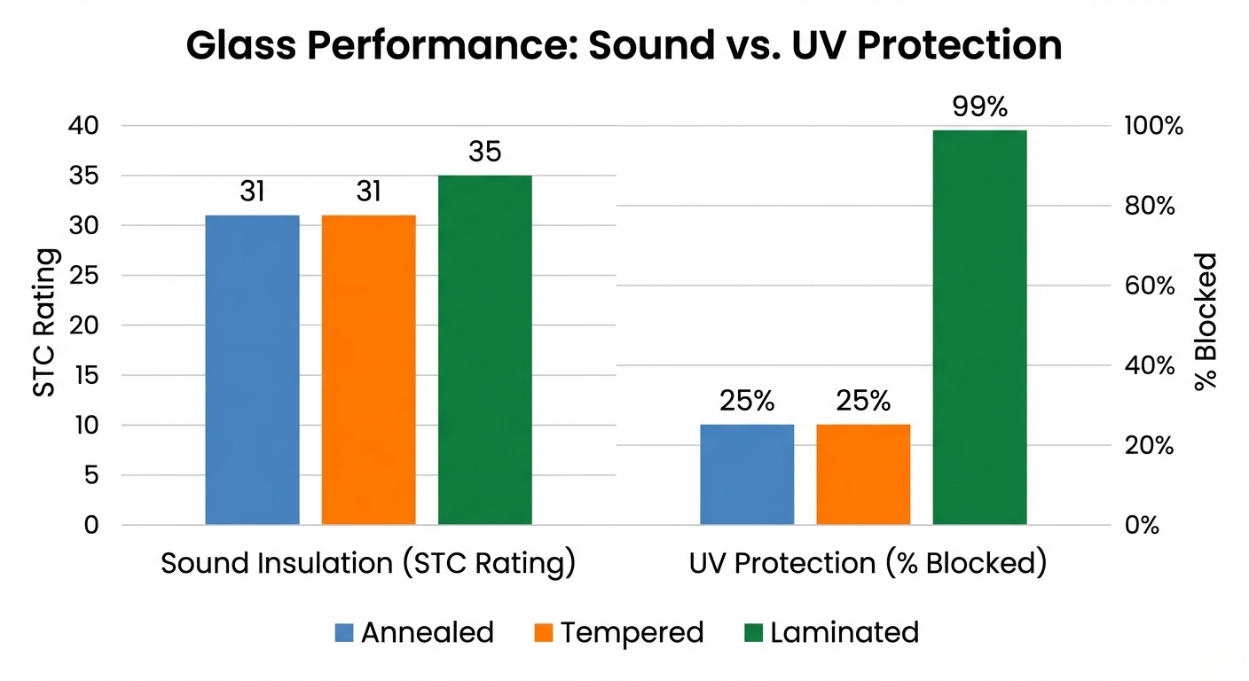 Glass Performance: Sound vs. UV Protection