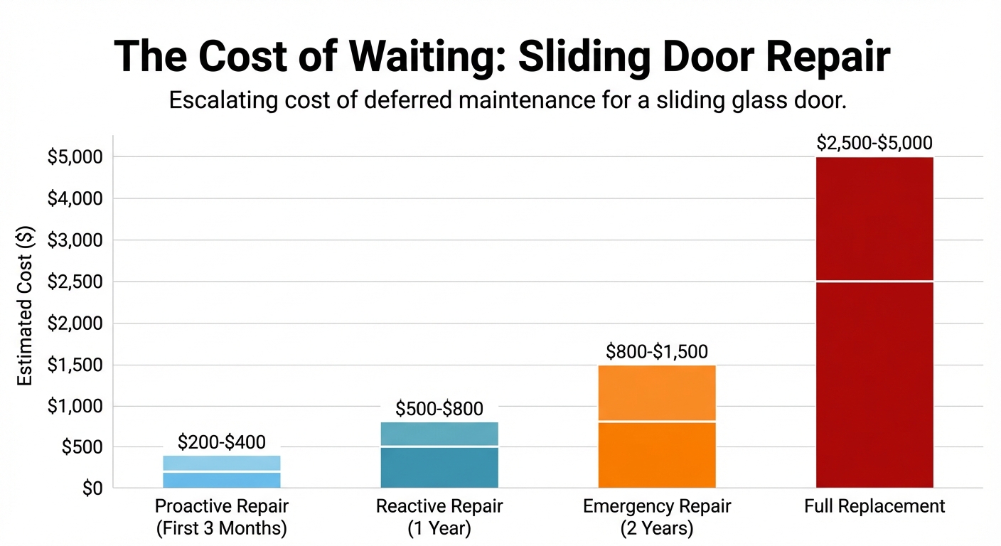 The Cost of Waiting: Sliding Door Repair